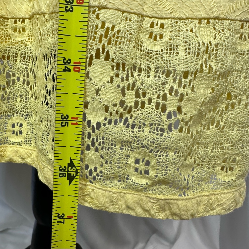 Donna Morgan Embroidered Fit & Flare Dress Sz 8 Lace Cap Sleeve Lined * FLAW - Picture 10 of 11